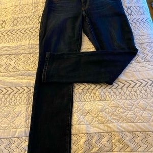 Cabi-size 8 dark wash “High Straight” jeans